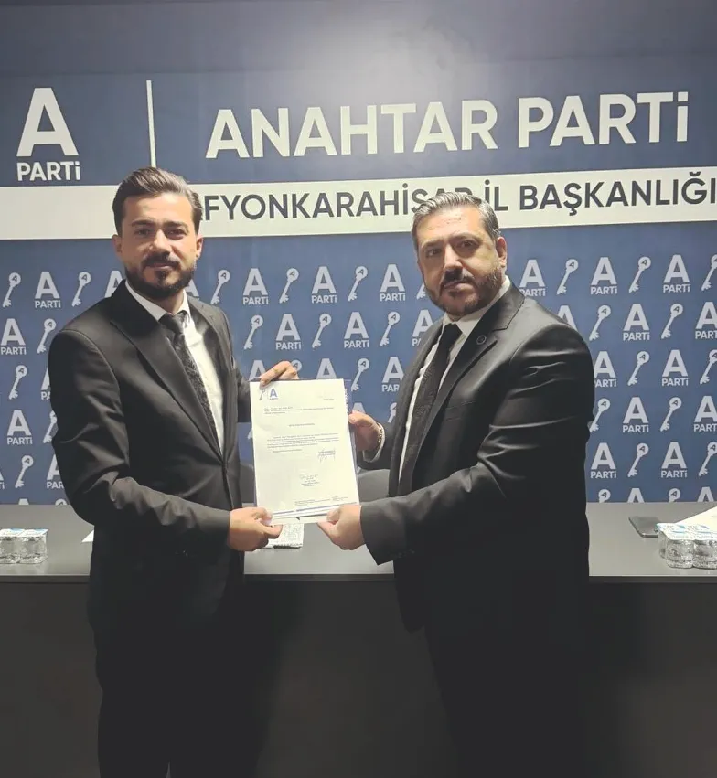 Anahtar Parti Bolvadin İlçe  Başkanlığı’na Ahmet Postal Atandı