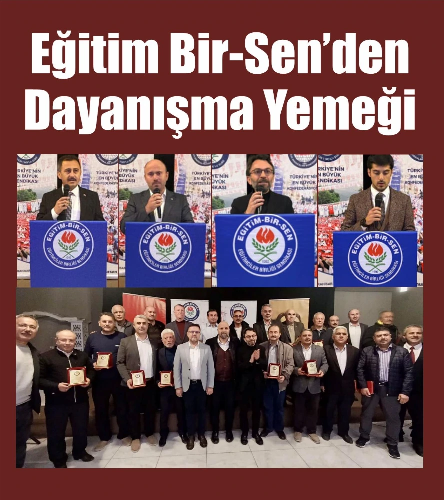 Eğitim Bir-Sen’den Dayanışma Yemeği 