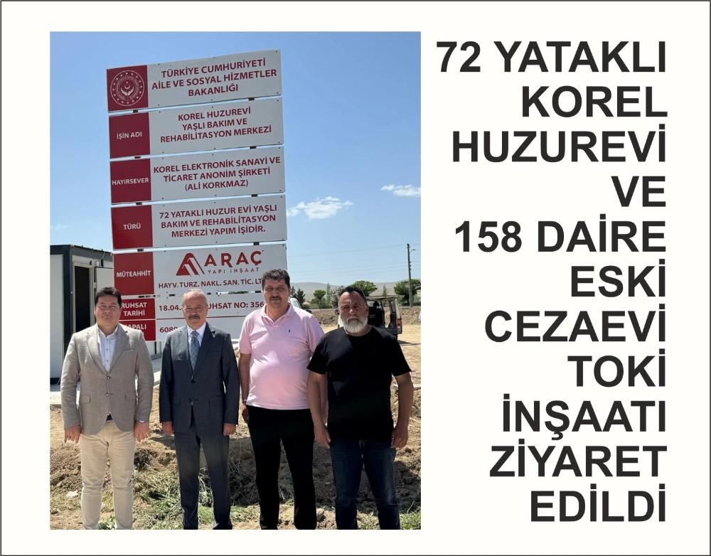 İlçemiz için iki önemli proje: TOKİ ve HUZUREVİ