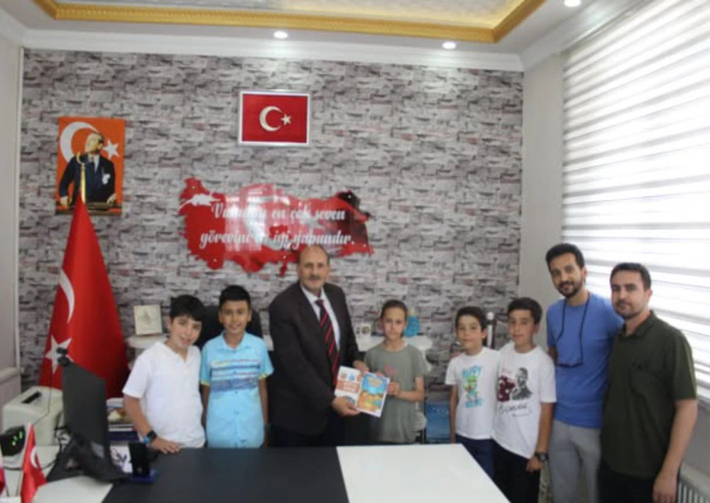 Bilim ve Sanat Merkezi Öğrencileri  Derviş Özçal’ı Ziyaret Etti 