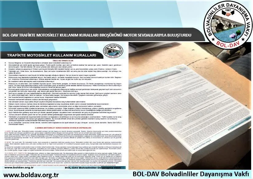 KAMUOYU DUYURUSU BOL-DAV BOLVADİNLİLER DAYANIŞMA VAKFI