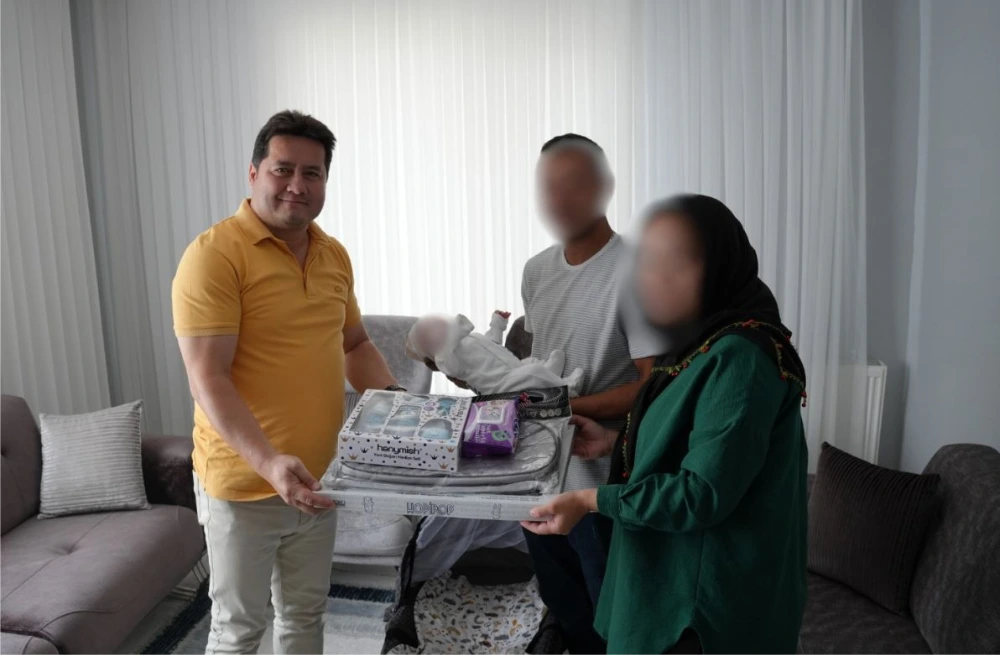 Başkan’dan Hoş Geldin Bebek Ziyareti