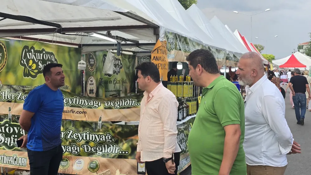 Başkanımız Derviş AYNACI’dan Festival Alanında Esnaf Ziyareti